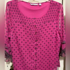 New Isaac Mizrahi Live Blouse XL